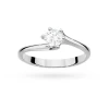 Złoty pierścionek z dużym brylantem diament laboratoryjny 0,50ct białe złoto Lab Diamonds W0423.B3.LDW.01 marko