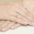 Pierścionek z trzema kamieniami żółte złoto z owalnym diamentem laboratoryjnym Lab Diamonds i brylantami W0264.Z3.LDW.01 marko