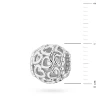 Srebrna zawieszka koralik ażurowe serca Charms Z765-925-S marko