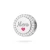 Srebrna zawieszka z napisem Mom mama cyrkonie Charms Z775-925-S marko