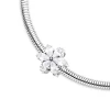Srebrna zawieszka kwiatek zdobiony cyrkoniami Charms Z764-925-S marko