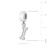 Srebrna zawieszka kość z cyrkoniami Charms Z766-925-S marko