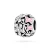 Srebrna zawieszka koralik elf motyle kwiatki cyrkonie Charms Z769-925-S marko