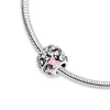 Srebrna zawieszka koralik elf motyle kwiatki cyrkonie Charms Z769-925-S marko