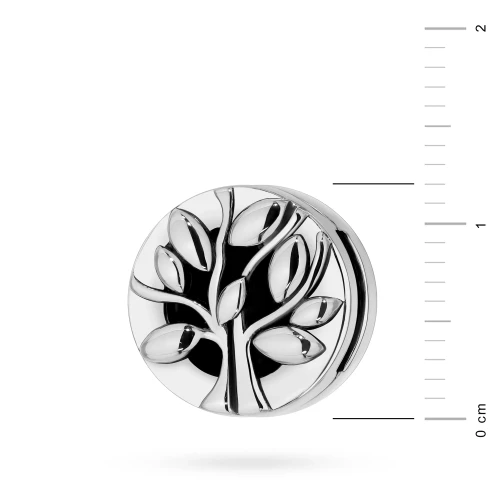 Srebrna zawieszka wisiorek drzewko        szczęścia mesh Charms