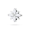 Srebrna zawieszka wisiorek kwiatek cyrkonie Charms Z777-925-S marko