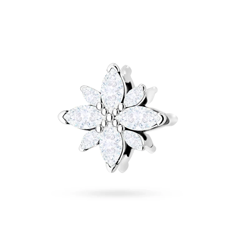 Srebrna zawieszka wisiorek kwiatek cyrkonie Charms Z777-925-S marko