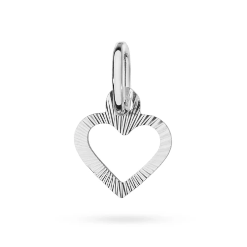 Srebrna zawieszka serce diamentowane walentynki Z058-925-S marko