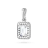 Prostokątna zawieszka z białego złota z diamentami laboratoryjnymi Lab Diamonds Z0422.B3.LDW.01 marko