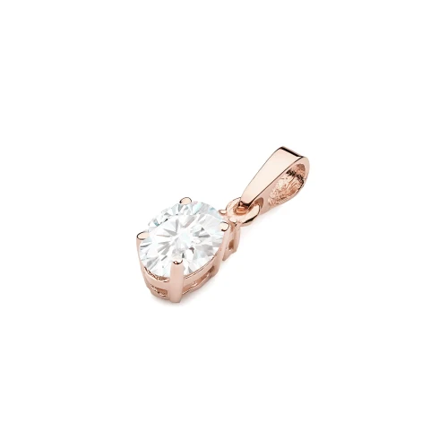 Zawieszka z białego złota z owalnym diamentem laboratoryjnym Lab Diamonds Z0001.R3.LDW.01 marko