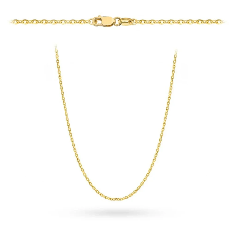 Złoty łańcuszek rolo diamentowany próba 585 L-GW-049-585 marko