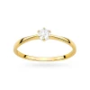 Minimalistyczny złoty pierścionek z diamentem laboratoryjnym 0,20ct Lab Diamonds W0579.Z3.LDW.03 marko