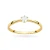 Minimalistyczny złoty pierścionek z diamentem laboratoryjnym 0,20ct Lab Diamonds W0579.Z3.LDW.03 marko