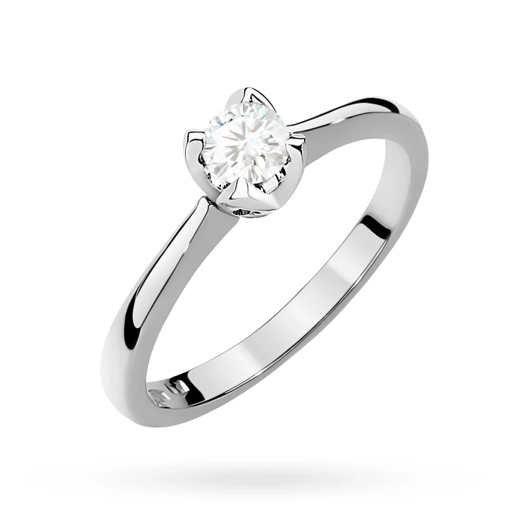 Klasyczny zaręczynowy pierścionek z białego złota z diamentem laboratoryjnym 0,30ct Lab Diamonds W0047.B3.LDW.03 marko