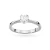 Klasyczny zaręczynowy pierścionek z białego złota z diamentem laboratoryjnym 0,30ct Lab Diamonds W0047.B3.LDW.03 marko