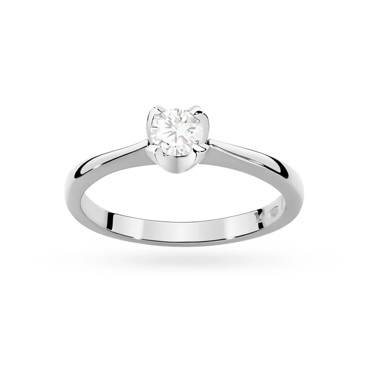 Klasyczny zaręczynowy pierścionek z białego złota z diamentem laboratoryjnym 0,30ct Lab Diamonds W0047.B3.LDW.03 marko
