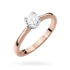 Klasyczny zaręczynowy pierścionek z różowego złota z diamentem laboratoryjnym 0,30ct Lab Diamonds W0047.R3.LDW.03 marko