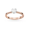 Klasyczny zaręczynowy pierścionek z różowego złota z diamentem laboratoryjnym 0,30ct Lab Diamonds W0047.R3.LDW.03 marko
