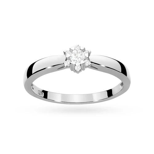 Pierścionek zaręczynowy z białego złota z diamentami laboratoryjnymi Lab Diamonds W0061.B3.LDW.01 marko