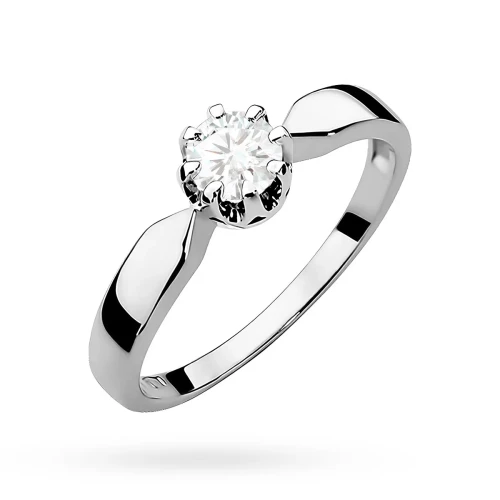 Klasyczny pierścionek zaręczynowy diament laboratoryjny 0,50ct białe złoto Lab Diamonds W0228.B3.LDW.07 marko