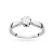 Klasyczny pierścionek zaręczynowy diament laboratoryjny 0,50ct białe złoto Lab Diamonds W0228.B3.LDW.07 marko