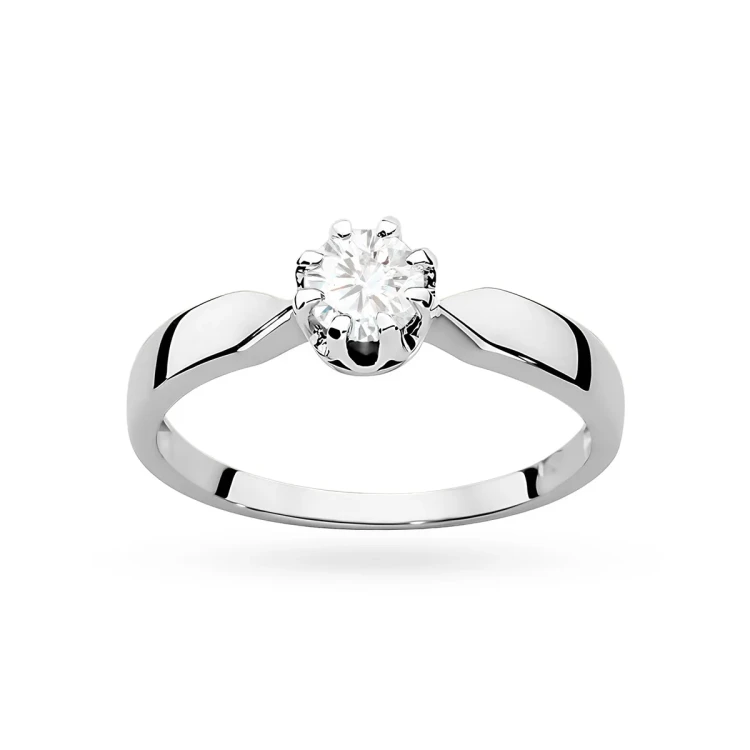 Klasyczny pierścionek zaręczynowy diament laboratoryjny 0,50ct białe złoto Lab Diamonds W0228.B3.LDW.07 marko