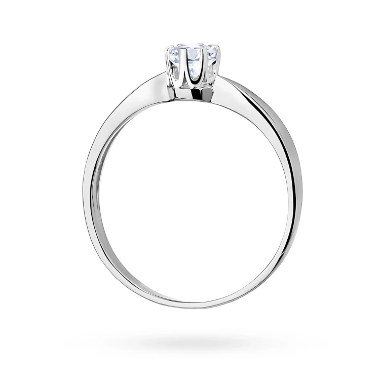 Klasyczny pierścionek zaręczynowy diament laboratoryjny 0,50ct białe złoto Lab Diamonds W0228.B3.LDW.07 marko
