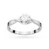 Pierścionek z fantazyjną szyną diament laboratoryjny białe złoto Lab Diamonds W0329.B3.LDW.02 marko