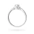 Pierścionek z fantazyjną szyną diament laboratoryjny białe złoto Lab Diamonds W0329.B3.LDW.02 marko