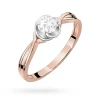 Pierścionek z fantazyjną szyną diament laboratoryjny różowe złoto Lab Diamonds W0329.R3.LDW.02 marko