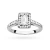 Prostokątny pierścionek z białego złota z diamentem laboratoryjnym Lab Diamonds W0422.B3.LDW.01 marko