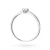 Minimalistyczny pierścionek z białego złota z diamentem laboratoryjnym 0,15ct Lab Diamonds W0579.B3.LDW.02 marko