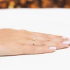 Minimalistyczny pierścionek z białego złota z diamentem laboratoryjnym 0,15ct Lab Diamonds W0579.B3.LDW.02 marko