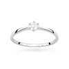 Minimalistyczny pierścionek z białego złota z diamentem laboratoryjnym 0,20ct Lab Diamonds W0579.B3.LDW.03 marko