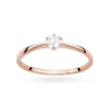 Minimalistyczny pierścionek z różowego złota z diamentem laboratoryjnym 0,20ct Lab Diamonds W0579.R3.LDW.03 marko