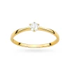 Minimalistyczny złoty pierścionek z diamentem laboratoryjnym 0,15ct Lab Diamonds W0579.Z3.LDW.02 marko