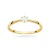 Minimalistyczny złoty pierścionek z diamentem laboratoryjnym 0,15ct Lab Diamonds W0579.Z3.LDW.02 marko