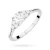 Pierścionek zaręczynowy z białego złota z okrągłym diamentem laboratoryjnym 0,50ct Lab Diamonds W0451.B3.LDW.01 marko