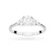 Pierścionek zaręczynowy z białego złota z okrągłym diamentem laboratoryjnym 0,50ct Lab Diamonds W0451.B3.LDW.01 marko