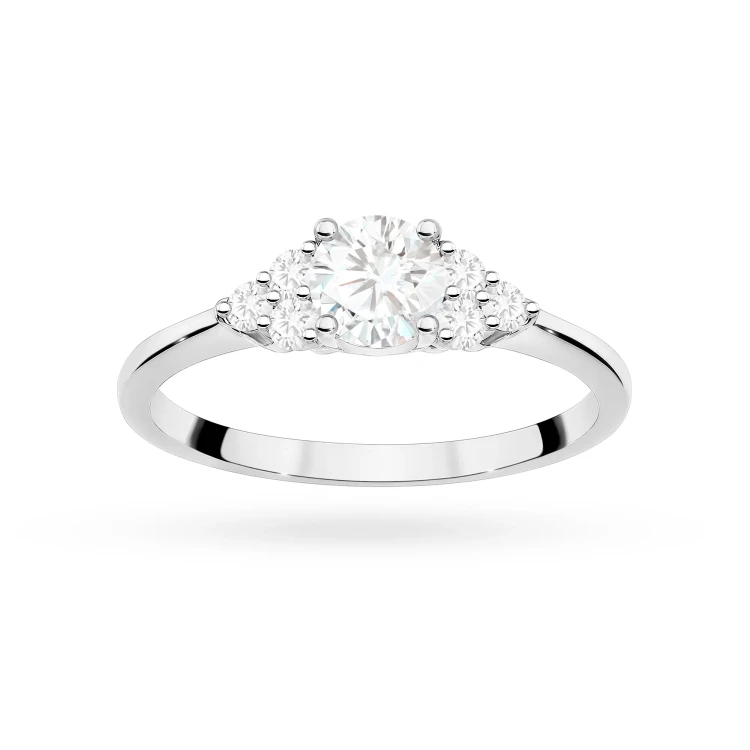 Pierścionek zaręczynowy z białego złota z okrągłym diamentem laboratoryjnym 0,50ct Lab Diamonds W0451.B3.LDW.01 marko