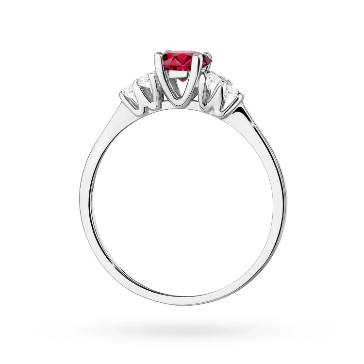 Pierścionek z białego złota z rubinem 0,60ct Kultowa W0451.B3.RUR.01 marko
