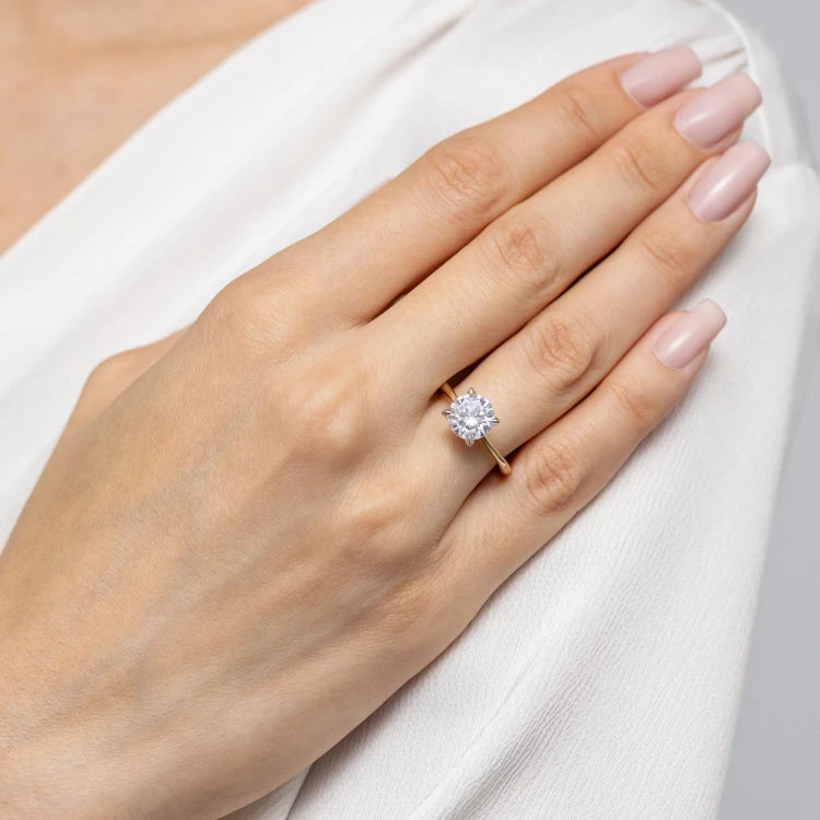 Pierścionek zaręczynowy z diamentem laboratoryjnym Illume 2,00ct żółte złoto Lab Diamodns W0687.Z3.LDW.01 marko