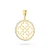 Złota zawieszka dwukolorowa ażurowa geometryczna ornament Jeso Z789-333 marko