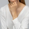 Złota delikatna bransoletka okrągła cyrkonia Soledo B1506-375-B marko