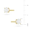 Klasyczne złote kolczyki dwa diamenty 0,50ct na sztyfcie K0583.Z3.DIW.03 marko