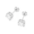 Klasyczne kolczyki z białego złota dwa diamenty 2,00ct na sztyfcie K0583.B3.DIW.07 marko