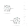 Klasyczne kolczyki z białego złota dwa diamenty 2,00ct na sztyfcie K0583.B3.DIW.07 marko
