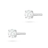 Klasyczne kolczyki z białego złota dwa diamenty 0,30ct na sztyfcie K0583.B3.DIW.02 marko