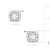 Klasyczne kolczyki kwadraty sztyft zakręcany z diamentami laboratoryjnymi białe złoto Lab Diamonds K0506.B3.LDW.02 marko
