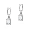 Kolczyki z białego złota z prostokątnymi diamentami laboratoryjnymi Lab Diamonds K0422.B3.LDW.01 marko